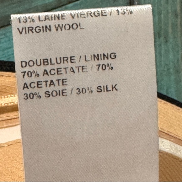 Chloe Black Wool Blend Trouser Pants Size 44 - Picture 10 of 14